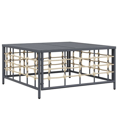VIDAXL Salon De Jardin 5 Pcs Avec Coussins Anthracite Résine Tressée