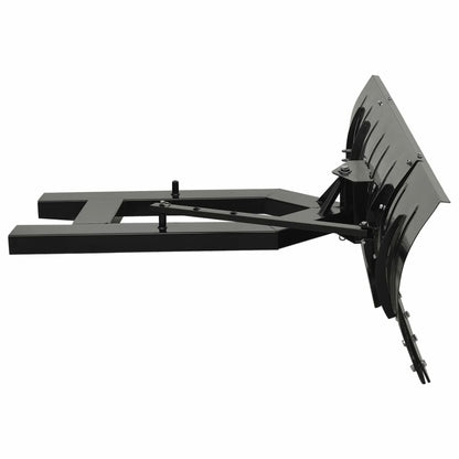 VIDAXL Chasse-neige Pour Chariot élévateur 200x48 Cm Noir