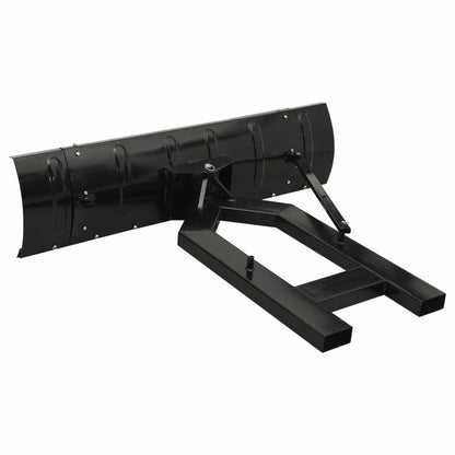 VIDAXL Chasse-neige Pour Chariot élévateur 150x38 Cm Noir