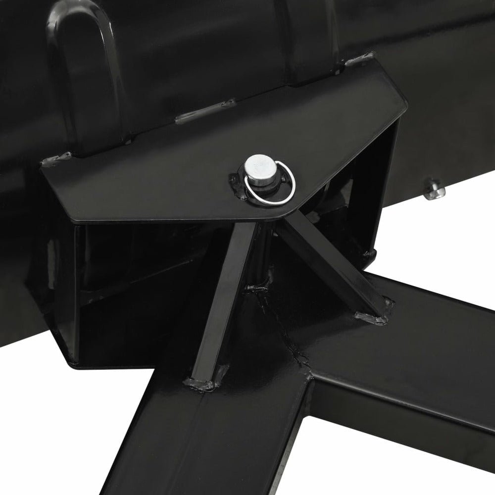 VIDAXL Chasse-neige Pour Chariot élévateur 150x38 Cm Noir