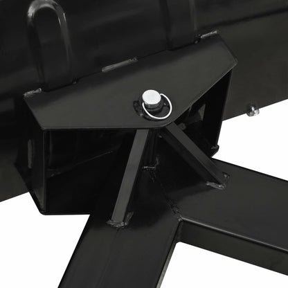 VIDAXL Chasse-neige Pour Chariot élévateur 150x38 Cm Noir