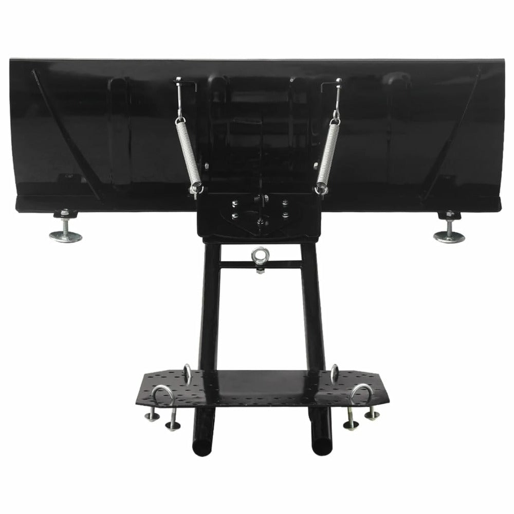 VIDAXL Chasse-neige Pour Vtt 115x38 Cm Noir