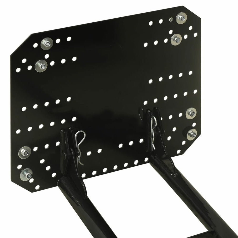VIDAXL Chasse-neige Pour Vtt 115x38 Cm Noir