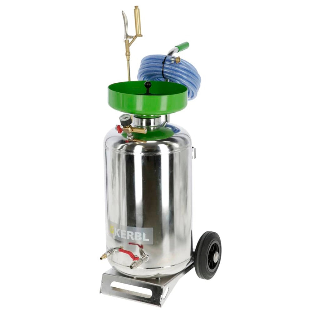 KERBL Pulvérisateur Complet Kalk Inox 39,5 L Acier Inoxydable