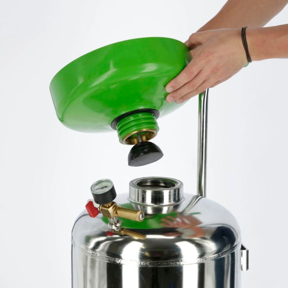 KERBL Pulvérisateur Complet Kalk Inox 39,5 L Acier Inoxydable