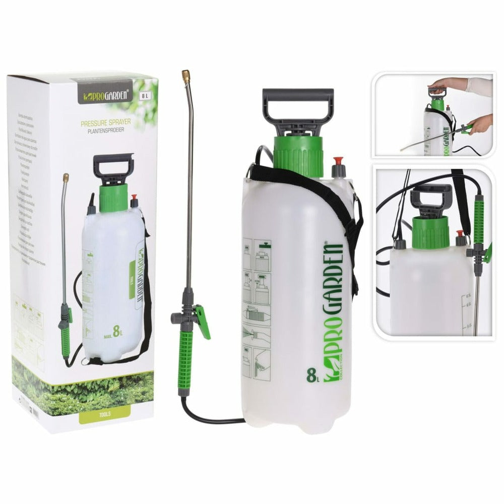 Progarden Pulvérisateur à Pression 8 L Vert