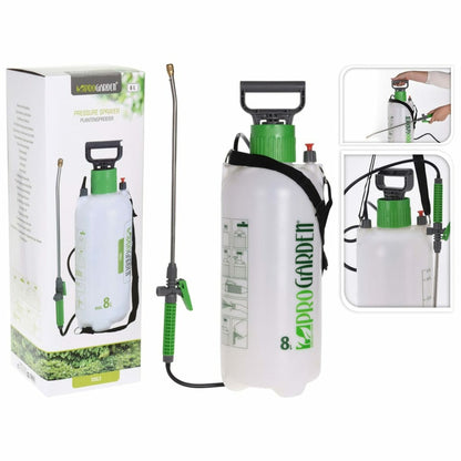 Progarden Pulvérisateur à Pression 8 L Vert