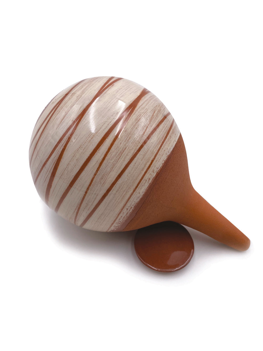  Ollas émaillée Décorée - Blanc