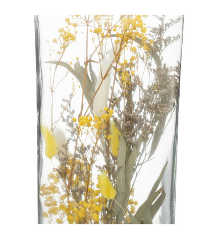 ATMOSPHERA Fleurs Séchées Dans Une Bouteille En Verre H 54.5 Cm
