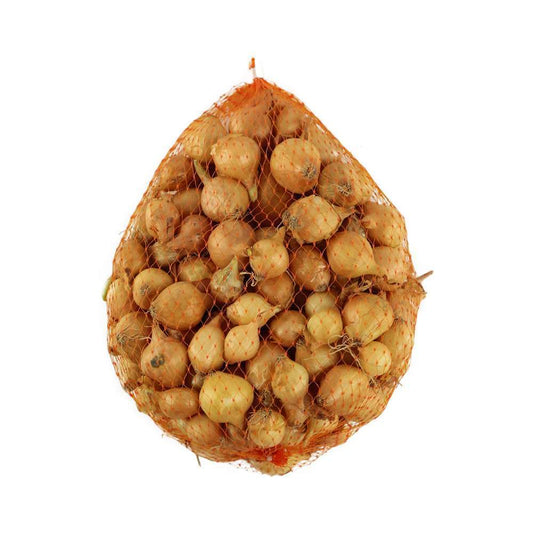  Bulbes D'oignons Jaunes En Filet - 500 G