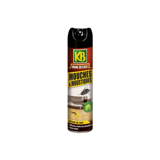  Insecticide Mouches Et Moustiques Kb Home Defense - Aérosol 400ml
