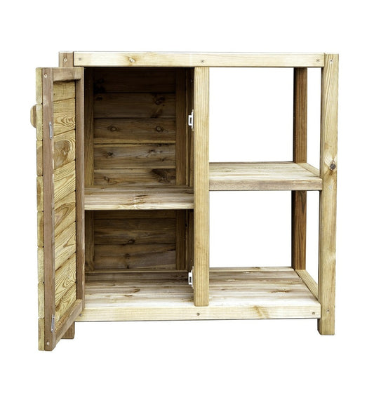  Table De Rempotage Avec étagères Et Porte - Essencia