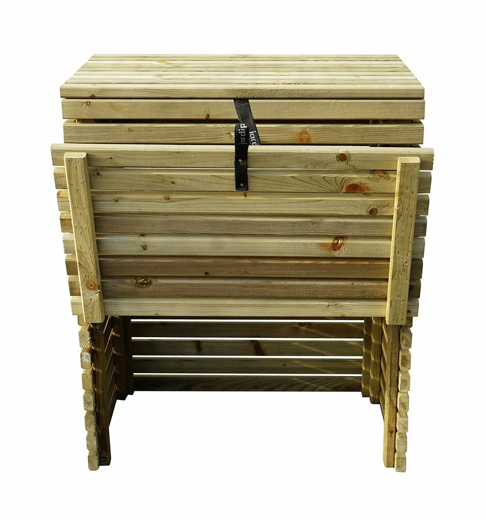  Composteur En Bois Avec Trappes - 320 L - Küb