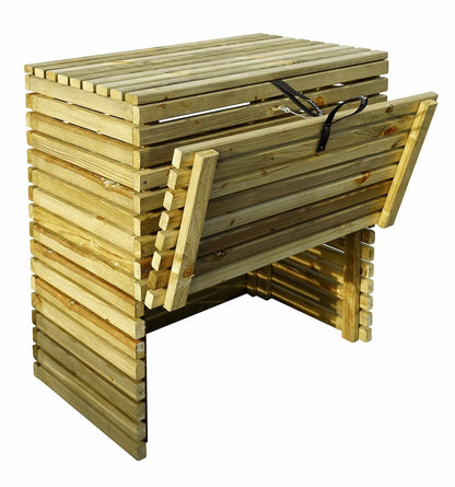  Composteur En Bois Avec Trappes - 320 L - Küb