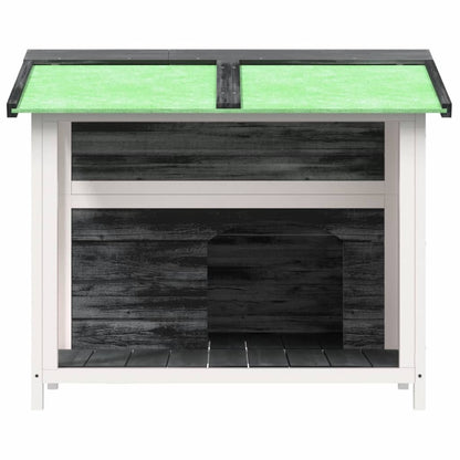 VIDAXL Chenil Gris 96x87x80,5 Cm Bois De Pin Solide