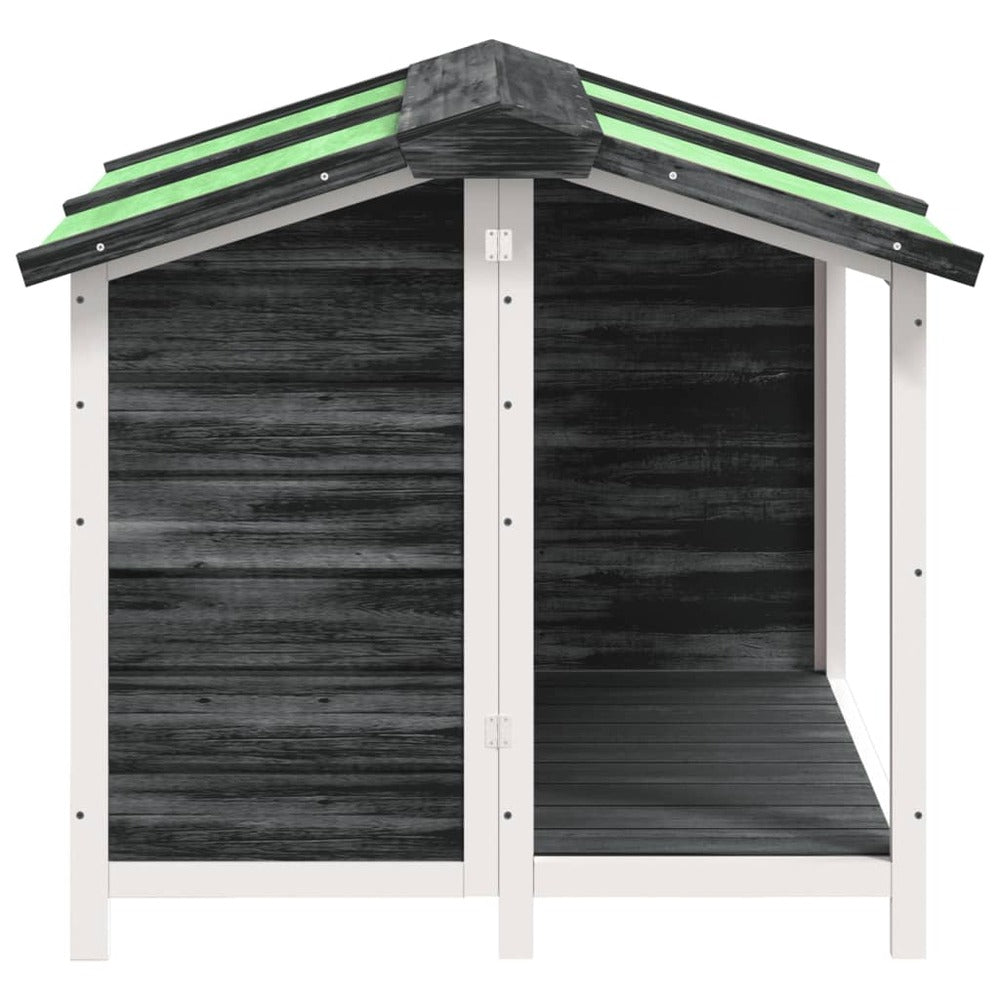 VIDAXL Chenil Gris 96x87x80,5 Cm Bois De Pin Solide