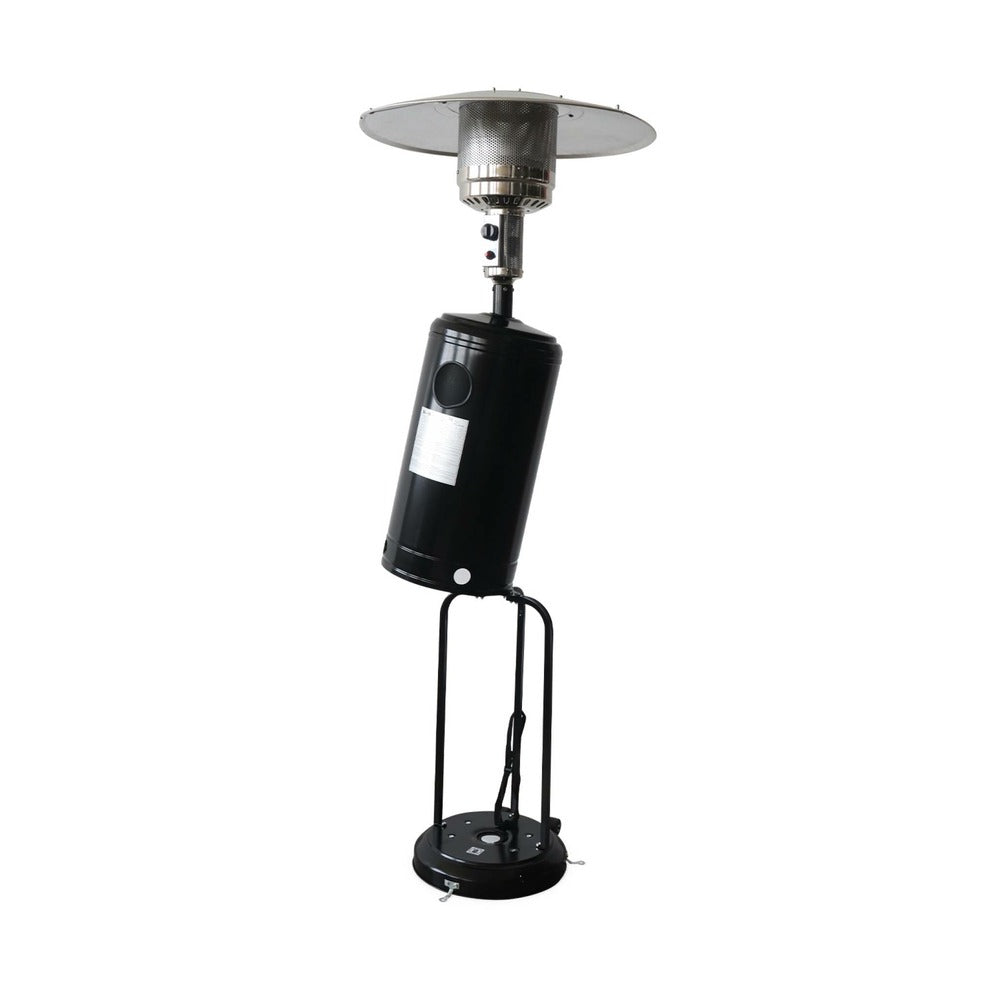  Lot De 2 Chauffages D'extérieur à Gaz 13kw - Siberia - Parasols Chauffants. Avec Roulettes Et Stabilisateur