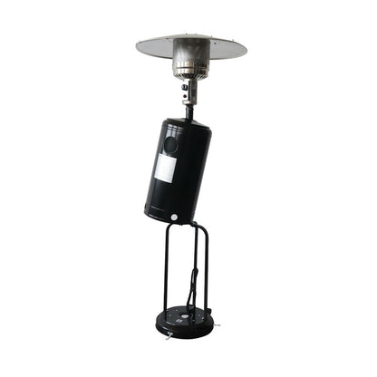  Lot De 2 Chauffages D'extérieur à Gaz 13kw - Siberia - Parasols Chauffants. Avec Roulettes Et Stabilisateur