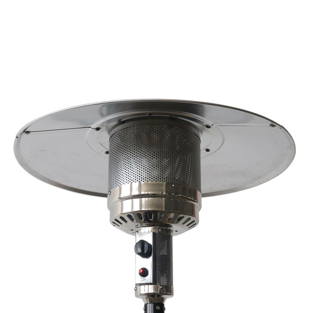  Lot De 2 Chauffages D'extérieur à Gaz 13kw - Siberia - Parasols Chauffants. Avec Roulettes Et Stabilisateur