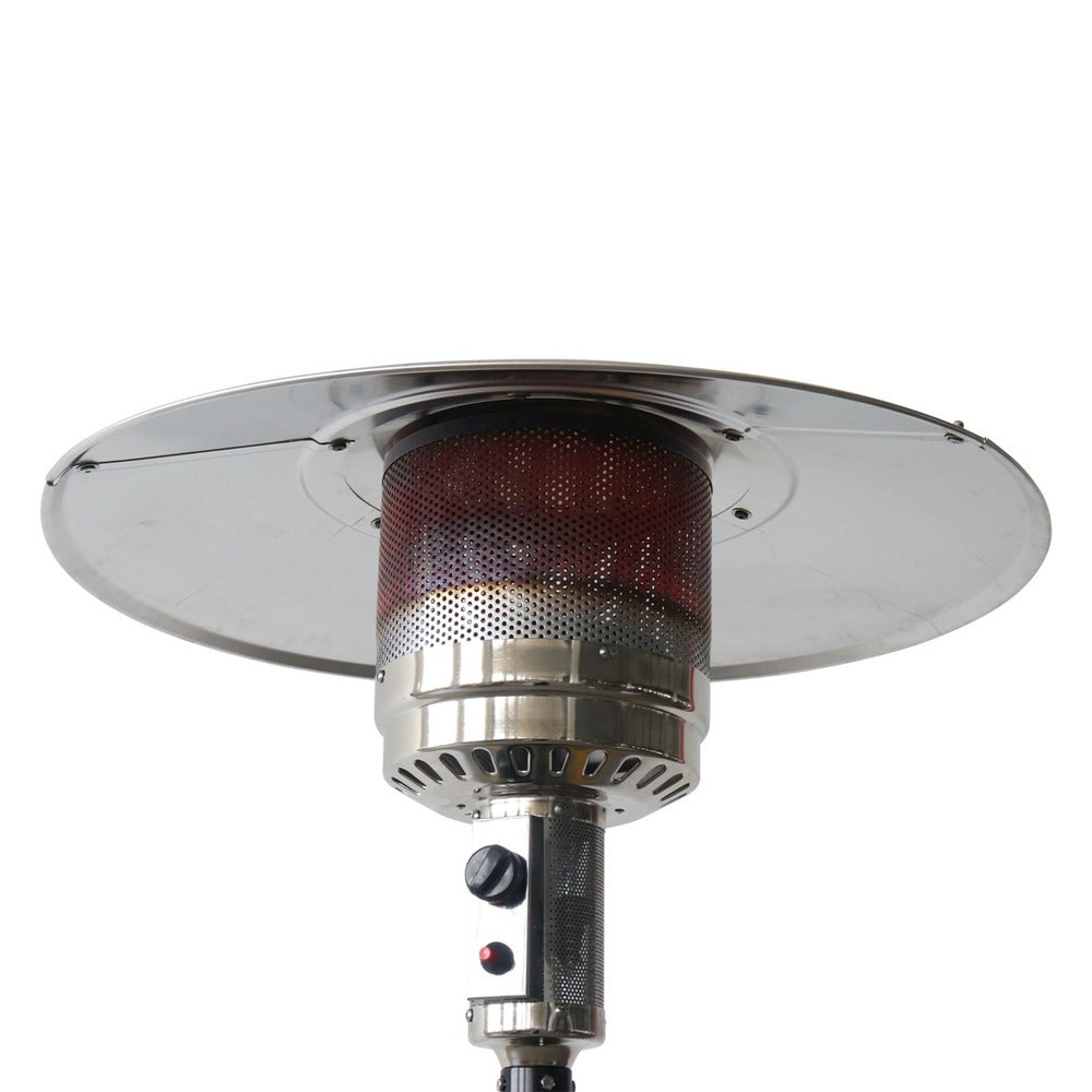  Lot De 2 Chauffages D'extérieur à Gaz 13kw - Siberia - Parasols Chauffants. Avec Roulettes Et Stabilisateur