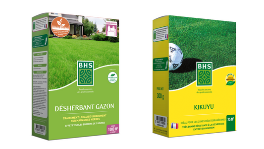  Kikdg | Pack Désherbant Contre Mauvaises Herbes 400 Ml + Semence Gazon