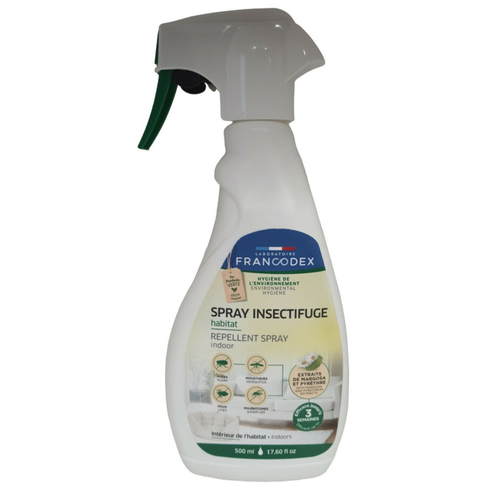  Spray Insectifuge 500 Ml Traitement Antiparasitaire Pour L'habitat