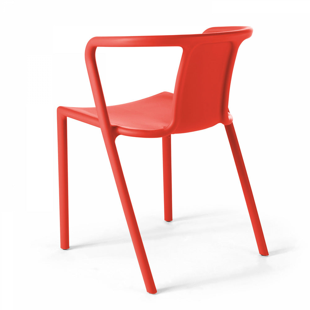  Fauteuil En Plastique Rouge