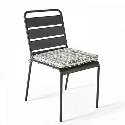  Lot De 4 Galettes De Chaise Polyester Tempu 40x40x3 Cm