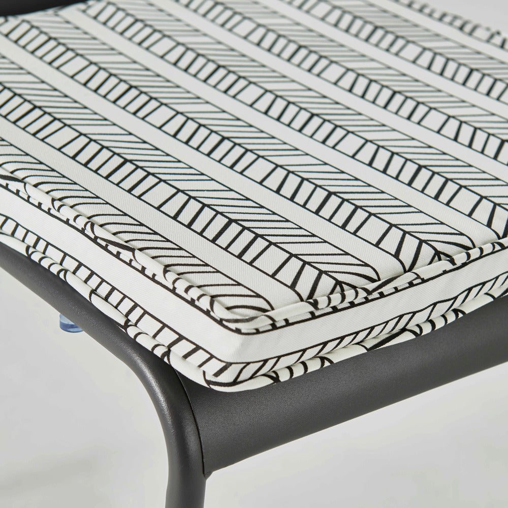  Lot De 4 Galettes De Chaise Polyester Tempu 40x40x3 Cm