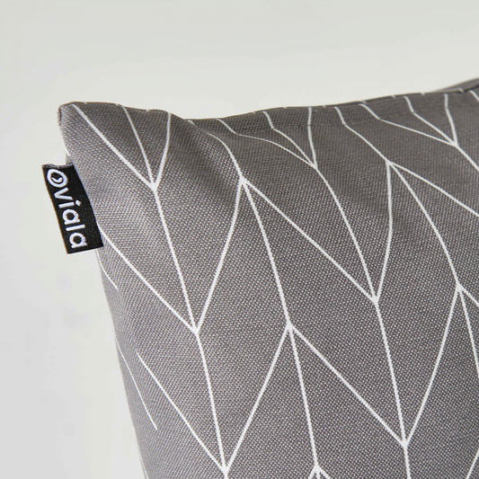  Lot De 2 Coussins Carrés Polyester Apache 45x45x8 Cm