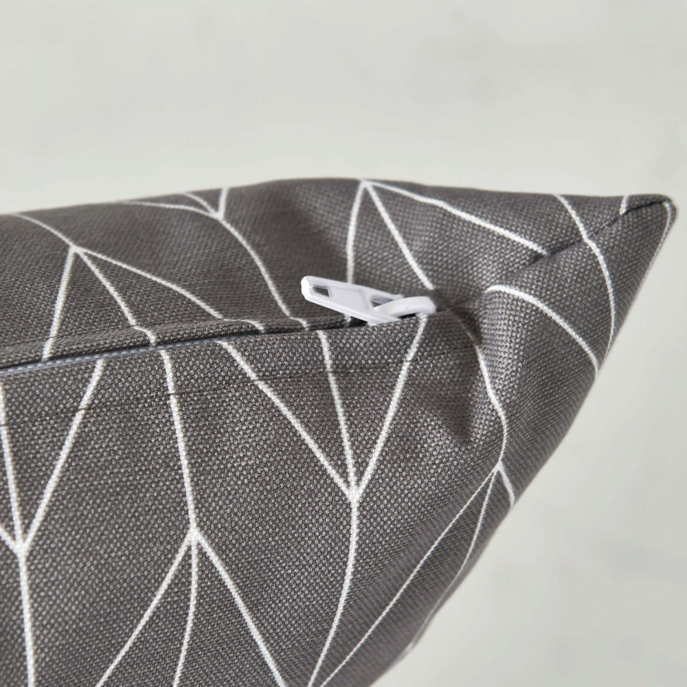  Lot De 2 Coussins Carrés Polyester Apache 45x45x8 Cm