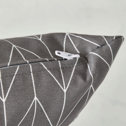  Lot De 2 Coussins Carrés Polyester Apache 45x45x8 Cm