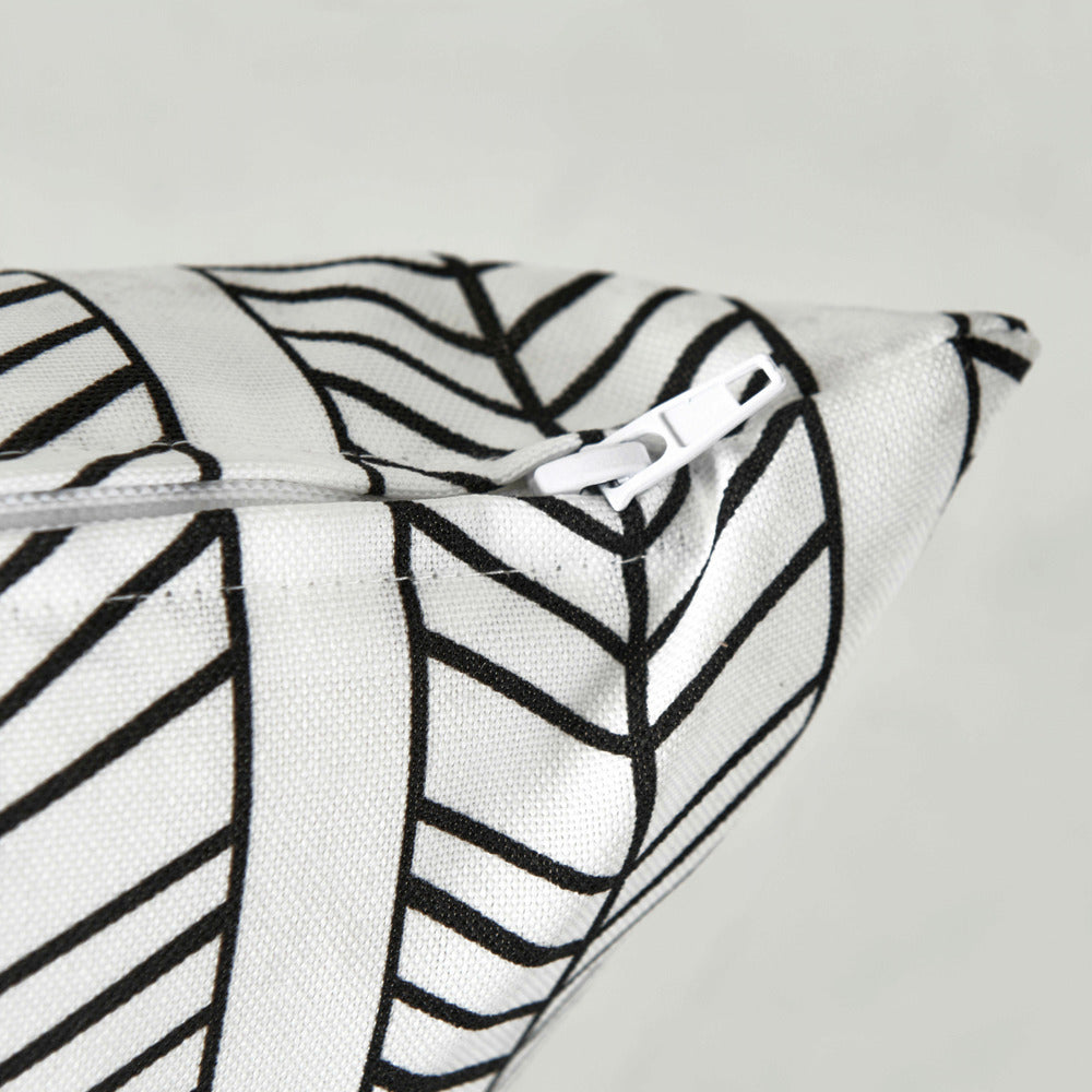  Lot De 2 Coussins Carrés Polyester Tembu 45x45x8 Cm