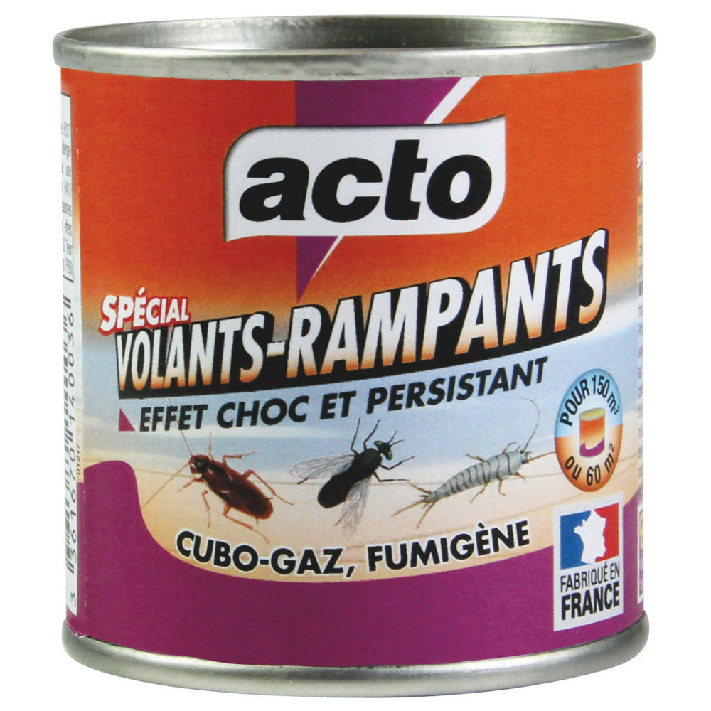  Acto Cubo Gaz - Fumigène Insecticide Polyvalent | Fabriqué En France