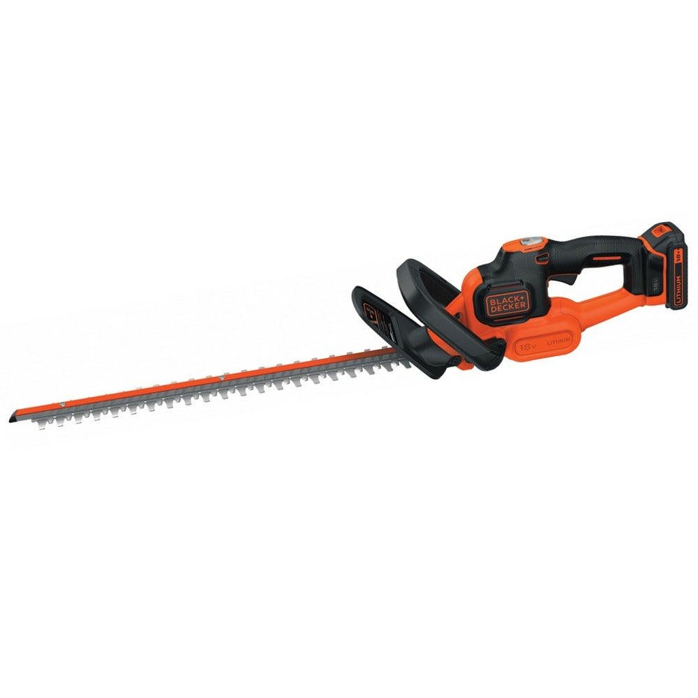 Black & Decker Taille Haies Black Et Decker Sans Fil Batterie 18 V 2 Ah Lame 50 Cm