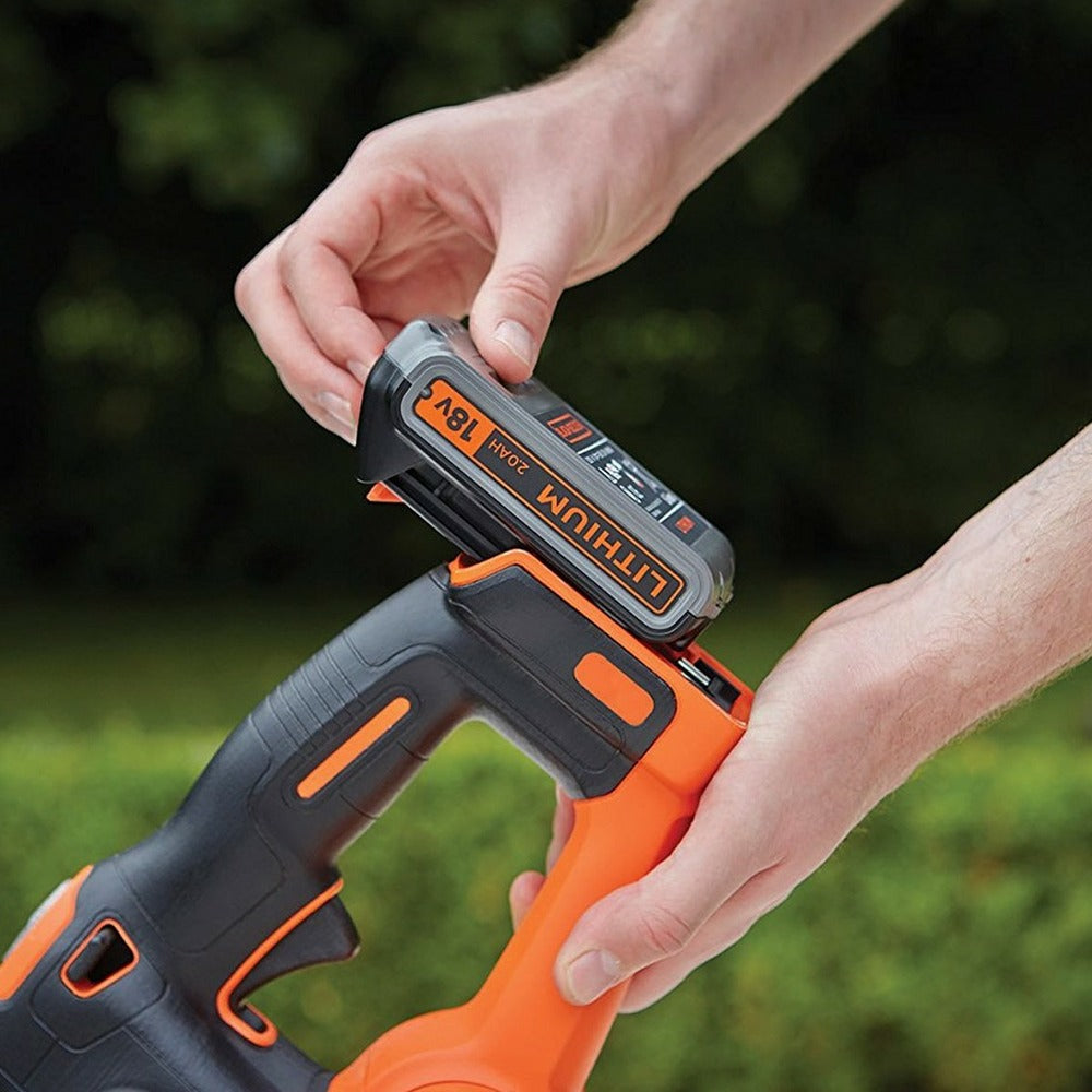 Black & Decker Taille Haies Black Et Decker Sans Fil Batterie 18 V 2 Ah Lame 50 Cm