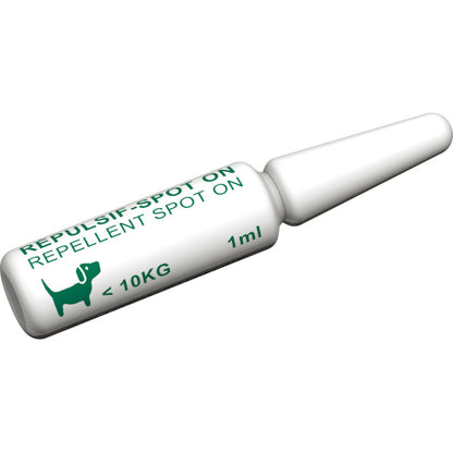  4 Pipettes Insectifuges Chiots, Petits Chiens De Moins De 10 Kg Formule Ren
