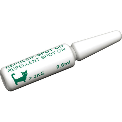  4 Pipettes Insectifuges Pour Chats Plus De 2 Kg Formule Renforcée