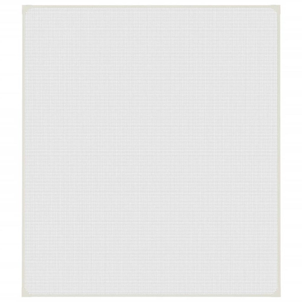 VIDAXL Moustiquaire Magnétique Pour Fenêtres Blanc 130x150 Cm
