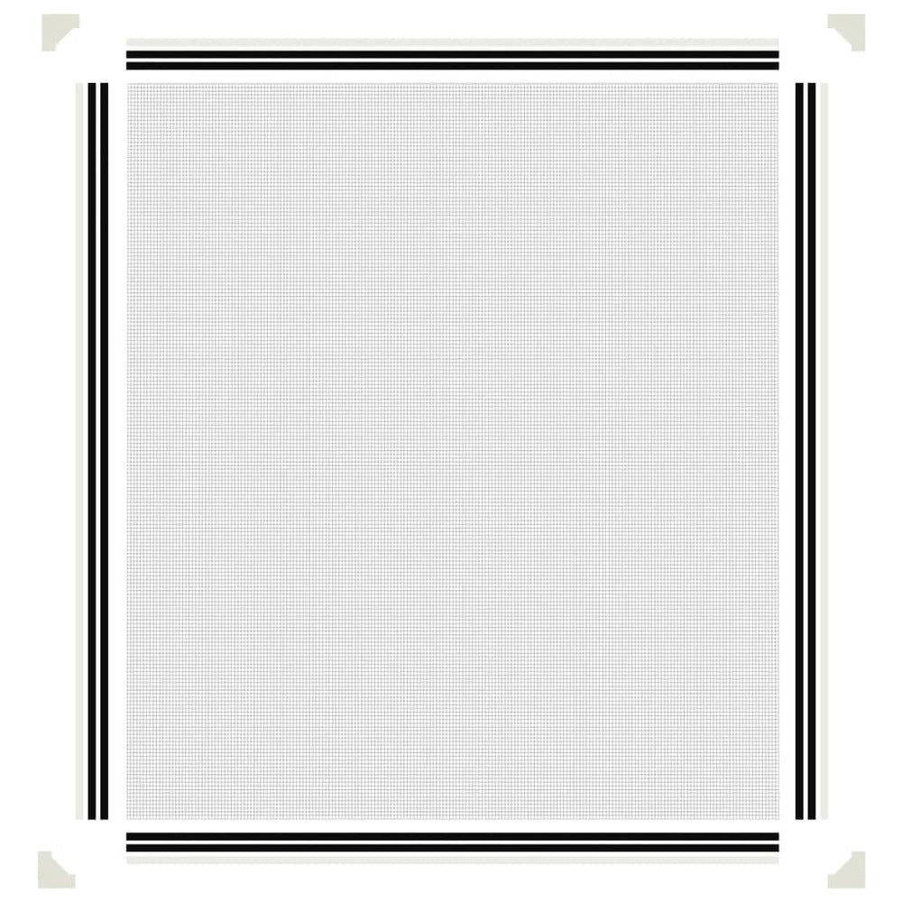VIDAXL Moustiquaire Magnétique Pour Fenêtres Blanc 130x150 Cm
