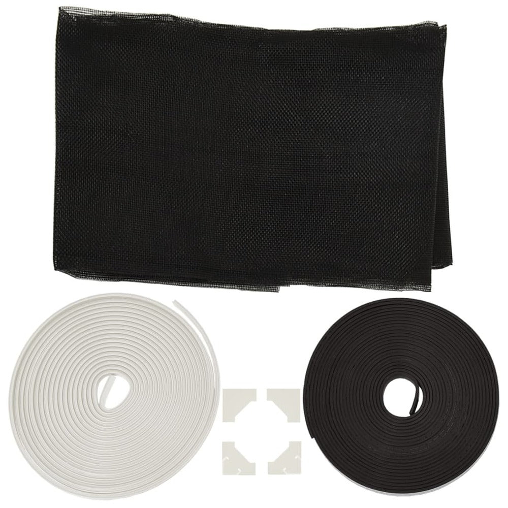 VIDAXL Moustiquaire Magnétique Pour Fenêtres Blanc 100x120 Cm