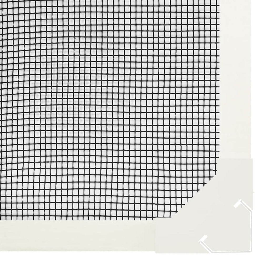 VIDAXL Moustiquaire Magnétique Pour Fenêtres Blanc 100x120 Cm