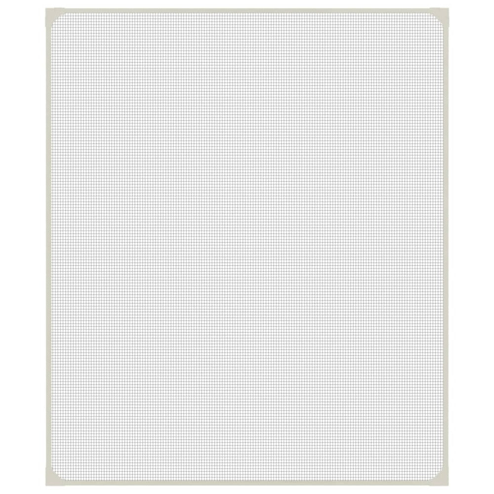 VIDAXL Moustiquaire Magnétique Pour Fenêtres Blanc 100x120 Cm