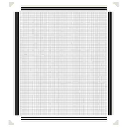 VIDAXL Moustiquaire Magnétique Pour Fenêtres Blanc 100x120 Cm