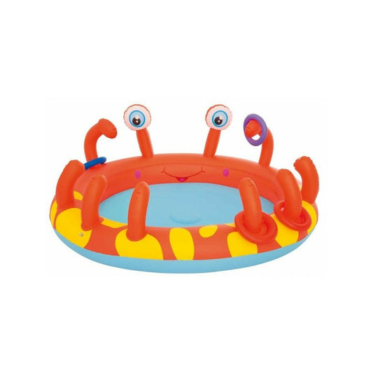  Bestway Piscine Enfant Play Center Baby Crab Pool Avec Fontaine 53058
