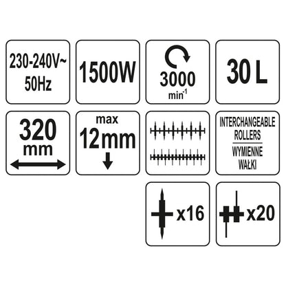  Scarificateur électrique 1500 W