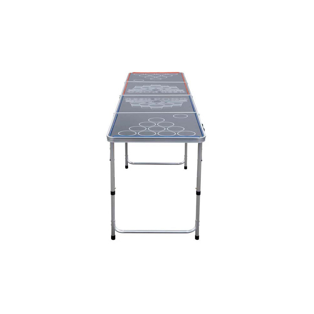  Table Beer-pong Pliable Avec Led Intégrées 240 Cm