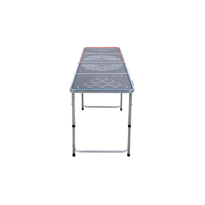  Table Beer-pong Pliable Avec Led Intégrées 240 Cm