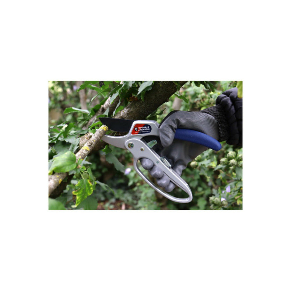  Sécateur à Crémaillère Spear & Jackson - Aluminium - 20mm