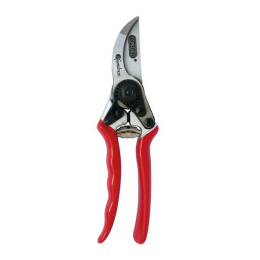  Km-5 Sécateur Forgé.semi Professionnel.ø 25mm. Poignées En Aluminium Rouge Avec Revêtement Pvc. Ciseaux De Jardinage.